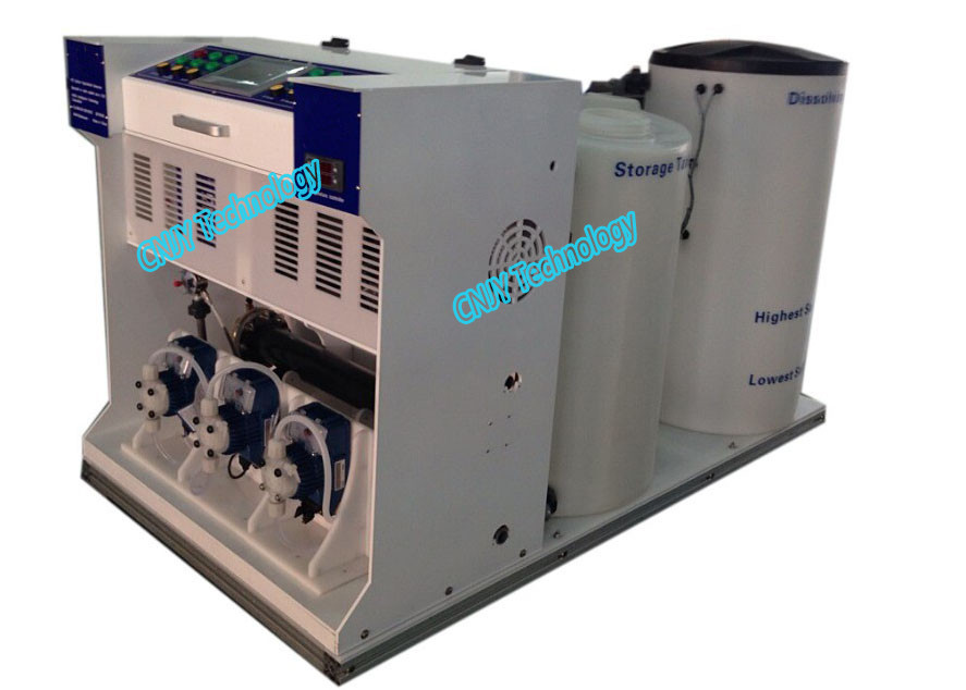 CNJY-S100全自动一体化多涂层长寿命小型次氯酸钠发生器